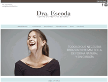 Tablet Screenshot of draescoda.com